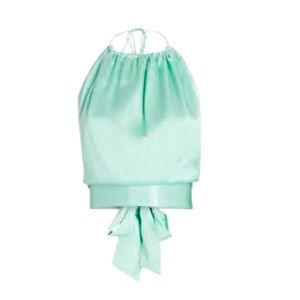 👗 HARMUR Classic Silk Halter Top Mint XS 👗